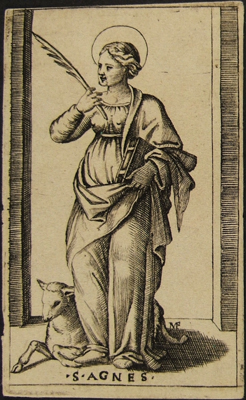 Anonimo italiano - Sant'Agnese